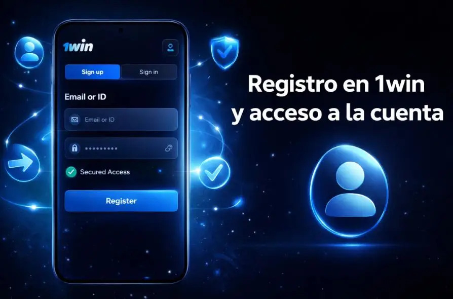 Registro en 1win y acceso a la cuenta